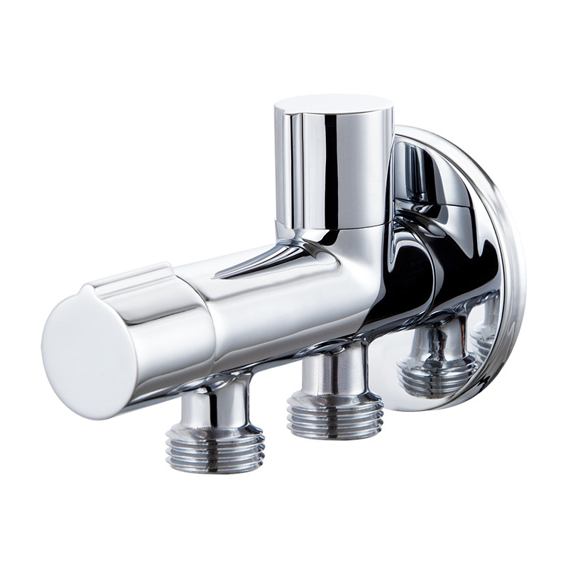 Valvola angolare della toilette versatile a doppio controllo valvola di spegnimento